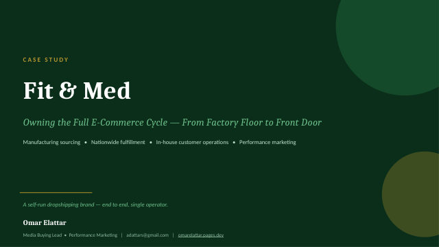 Fit and Med case study cover